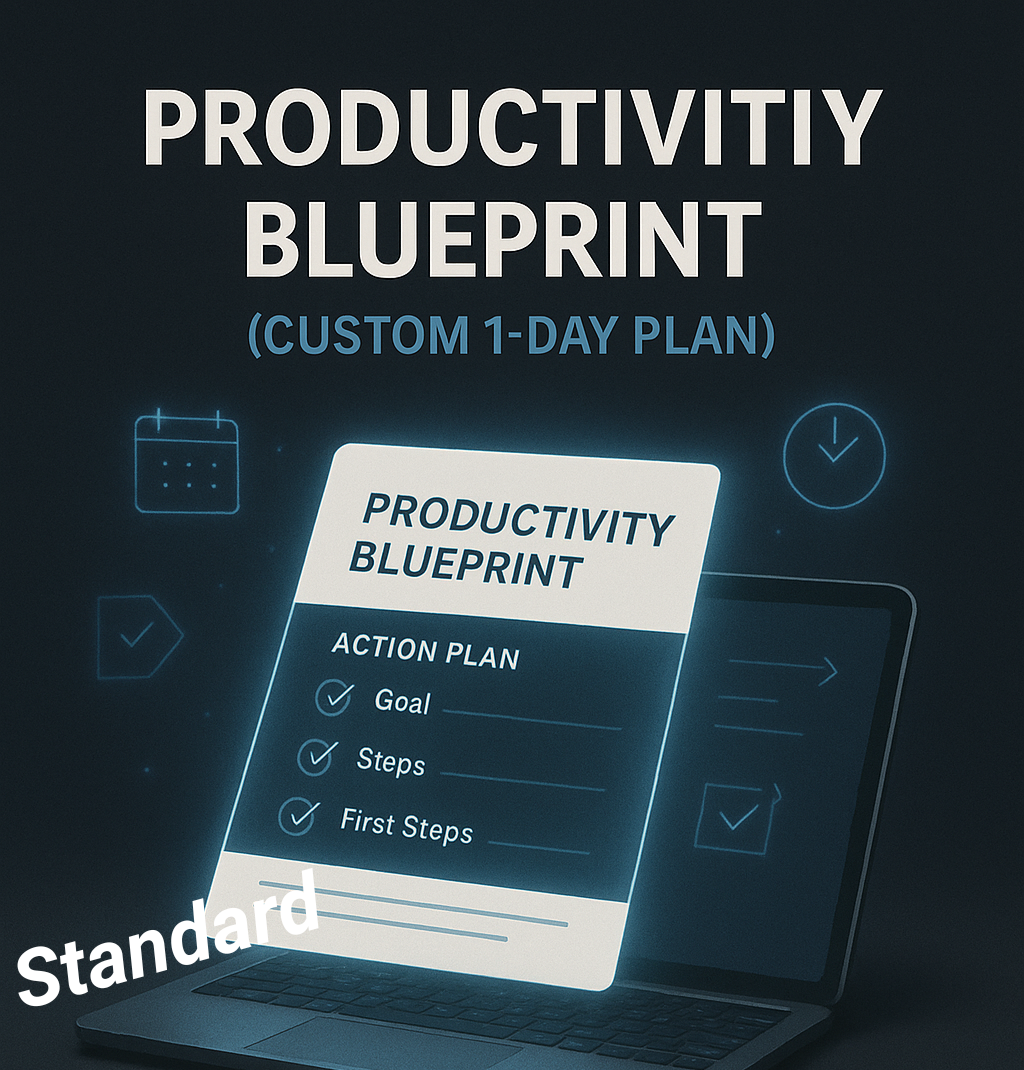 Done-In-A-Day Productivity Blueprint (Standard Tier)
