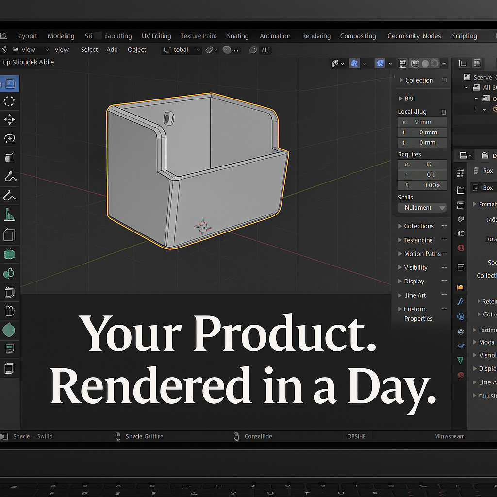 Custom 3D Rendering - From Sketch to Reality (Basic)