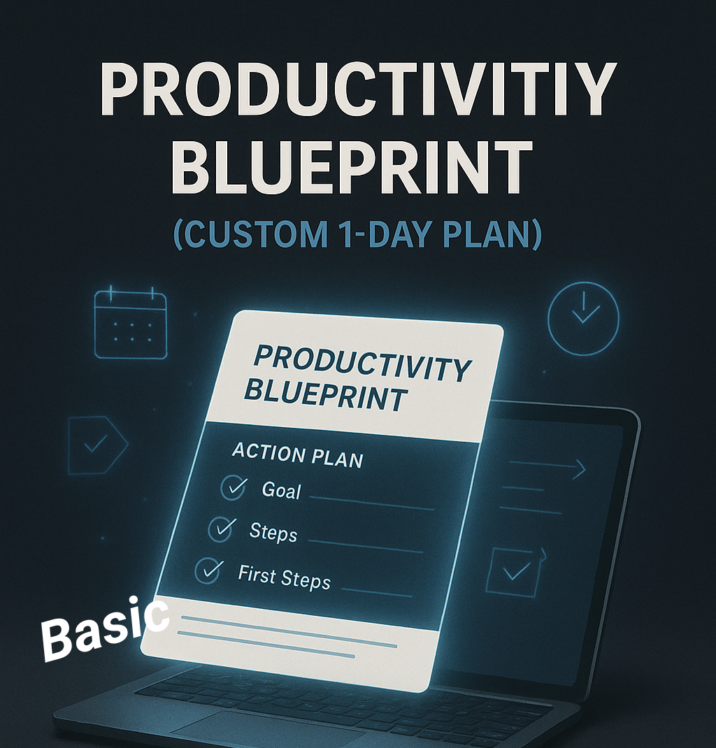 Done-In-A-Day Productivity Blueprint (Basic Tier)