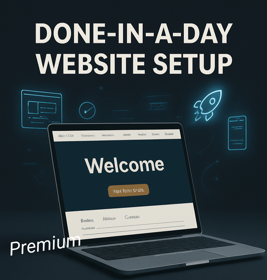 Done-In-A-Day Website Setup (Premium Tier)