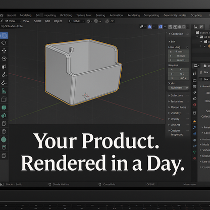 Custom 3D Rendering - From Sketch to Reality (Standard)