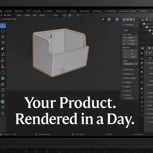 Custom 3D Rendering - From Sketch to Reality (Basic)